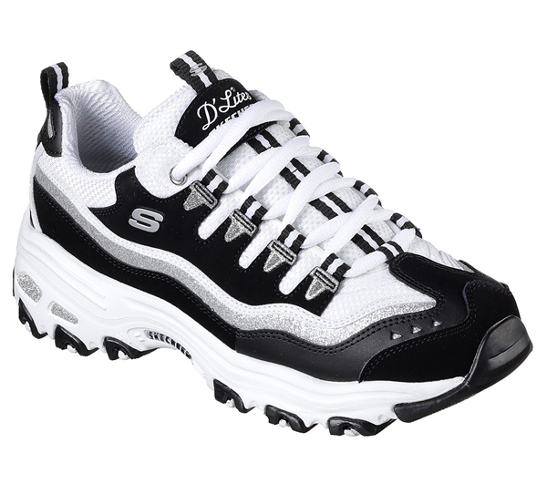 Women's D'Lites - New Retro Black/White