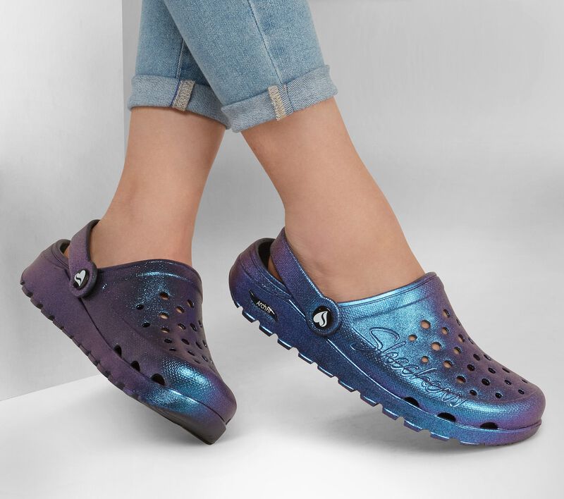 Women's Foamies: Arch Fit Footsteps - Pixie Dust
