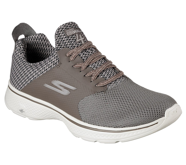 Skechers Men GOwalk 4 - Instinct Taupe-Running Shoes