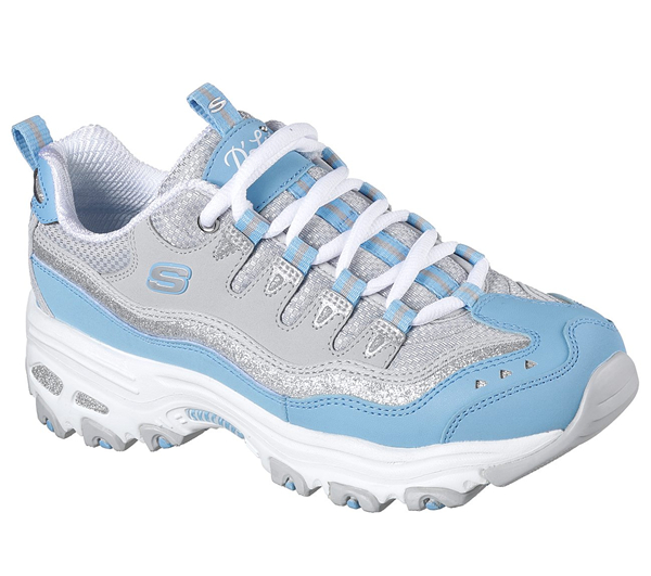 Women's D'Lites - New Retro Light Blue/Gray