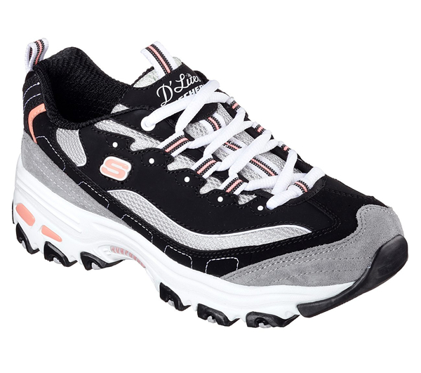 Women's D'Lites - New Journey Black/White/Gray