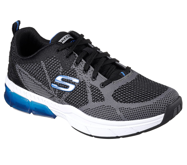 Skechers Men Trontom - Saliano Black/Blue-Running Shoes
