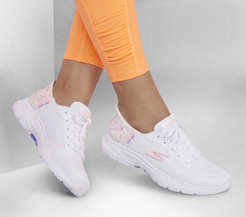 Women's Slip-Ins: GO WALK 6 - Vivid Idea-Running Shoes