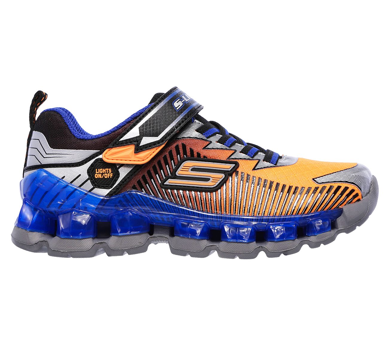 Boys S Lights: Flashpod - Scoria Orange/Blue