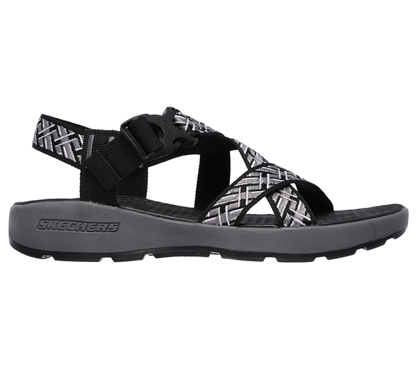 Men's Sandals: Melbo Black/Gray