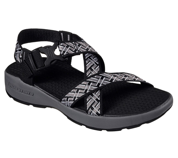 Men's Sandals: Melbo Black/Gray