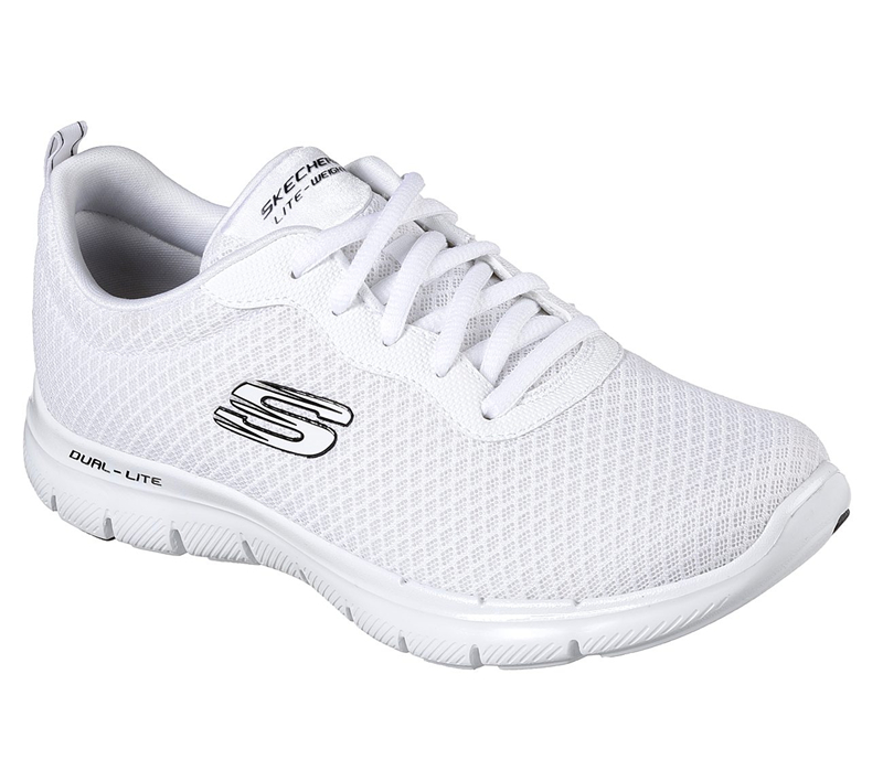 Skechers Women Flex Appeal 2.0 - Newsmaker White-Running Shoes