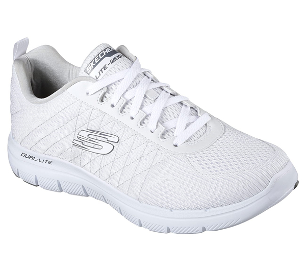 Skechers Men Flex Advantage 2.0 - The Happs White-Running Shoes