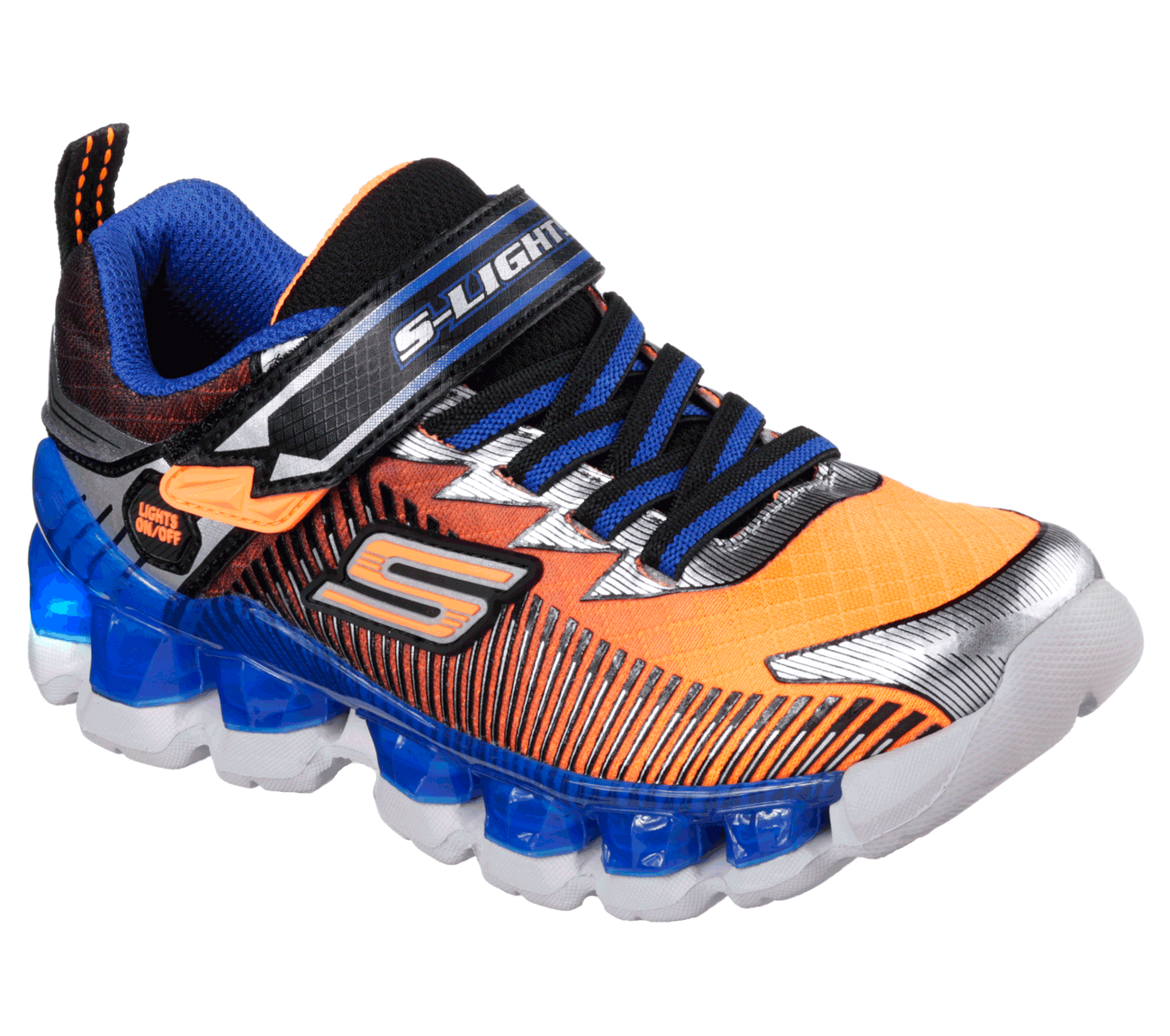 Boys S Lights: Flashpod - Scoria Orange/Blue