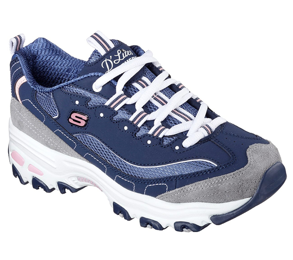 Women's D'Lites - New Journey Navy/Gray